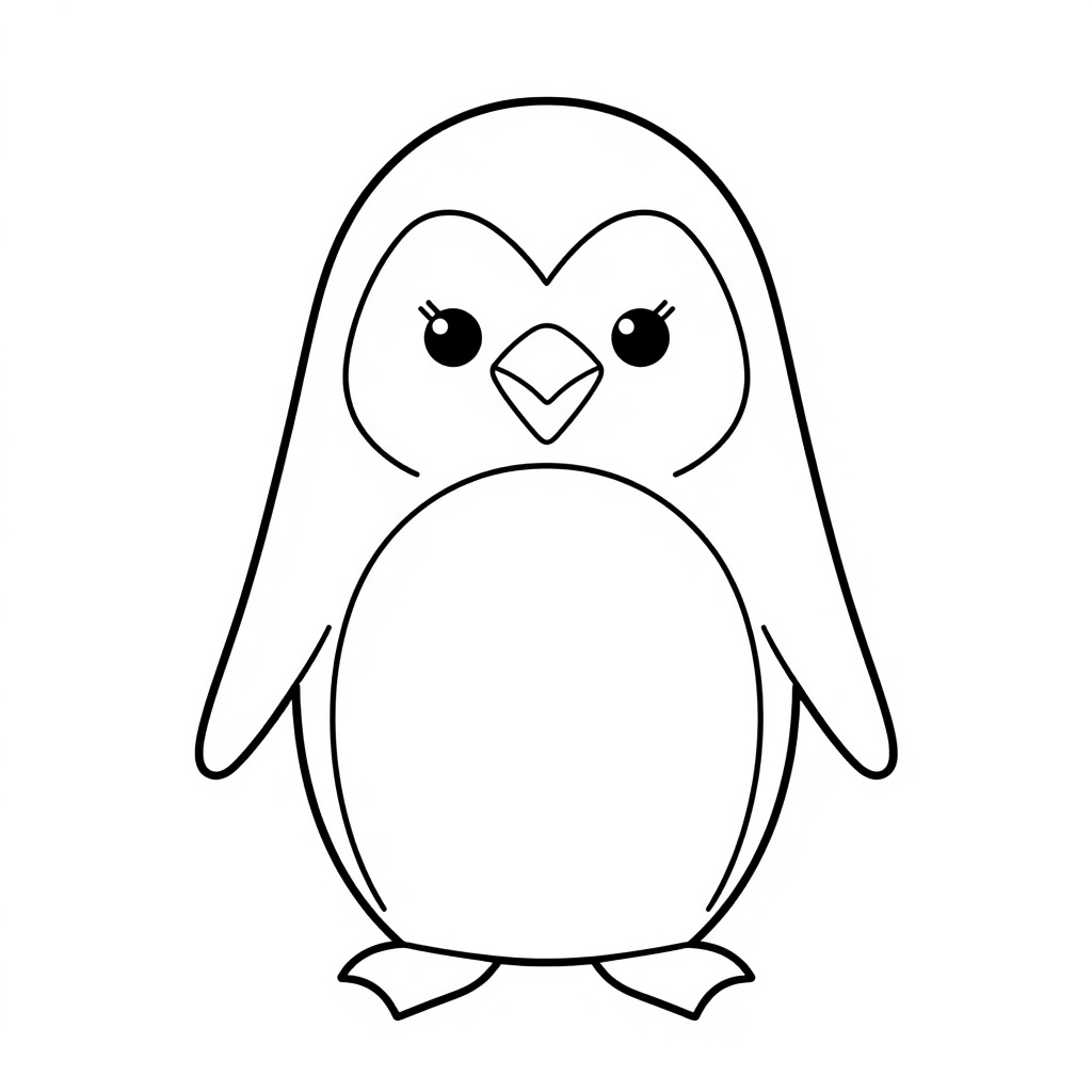 lucid origin simple black and white coloring page for children flat 2d vector illustration cl 0 (6)